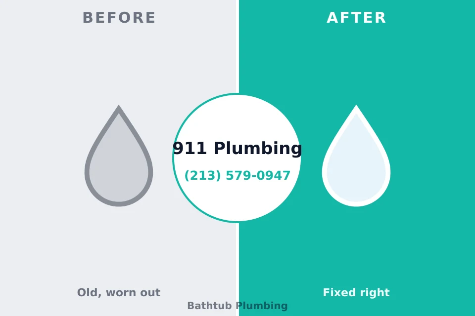Before and after: plumbing repair Elmwood, IL
